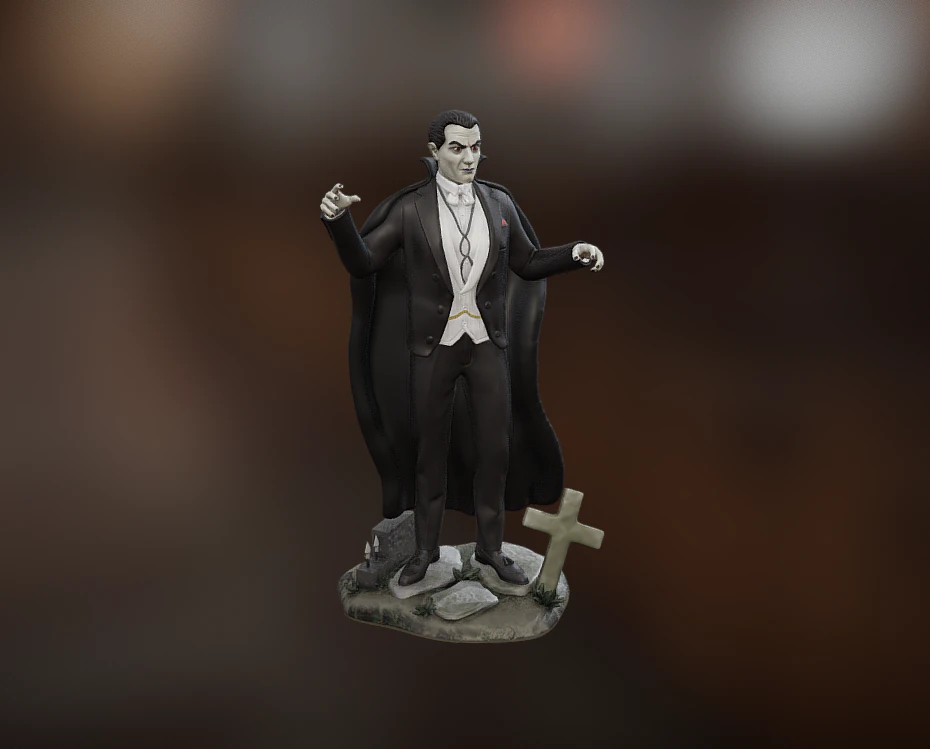 Dracula collection figure by Bela Lugosi 3D Print Model .c4d .max .obj .3ds .fbx .stl .blend 