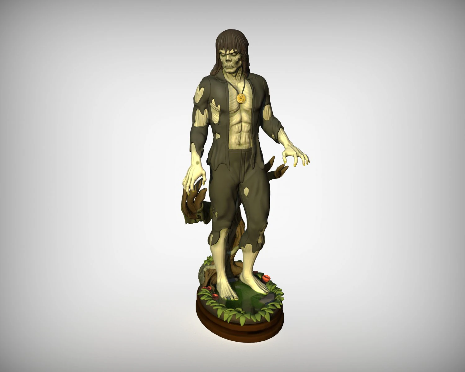 Simn Garth Statue for 3d print 3D Print Model .c4d .max .obj .3ds .fbx .stl .blend