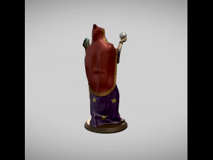 Merlin the Wizard Statue 3d print model 3D Print Model