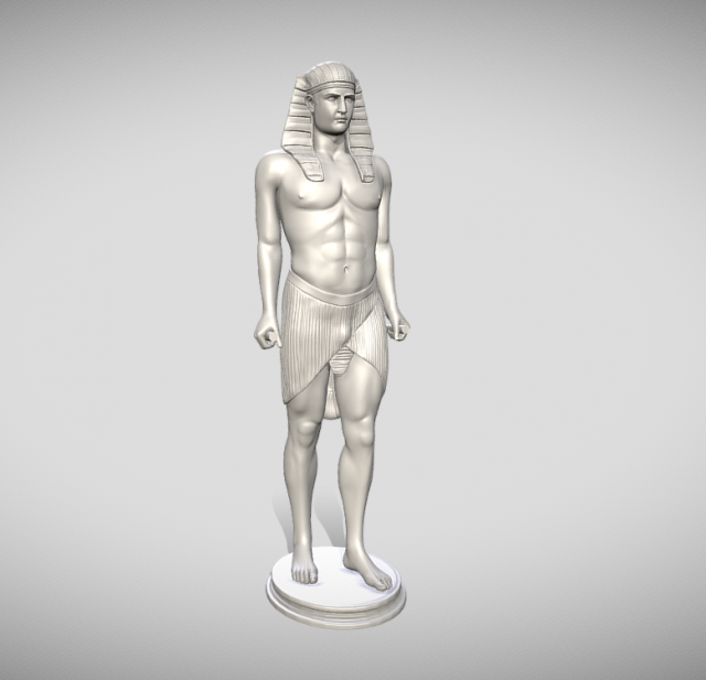 Osiris Antinous statue 3D 프린트 모델 .c4d .max .obj .3ds .fbx .stl .blend 