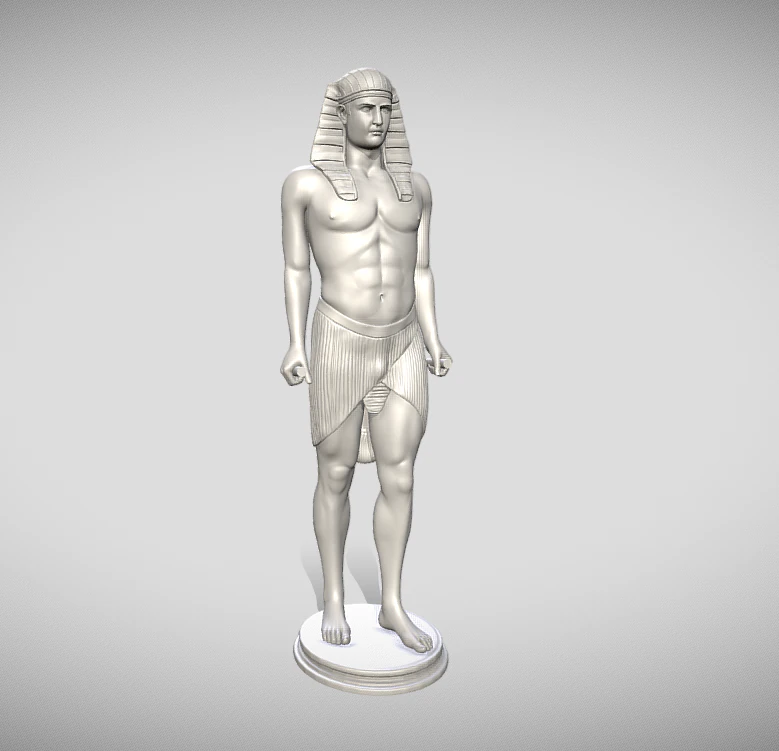 Osiris Antinous statue 3D Print Model .c4d .max .obj .3ds .fbx .stl .blend 