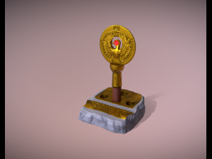 Indiana Jones Ra Staff model for 3D print 3D-Druckmodell