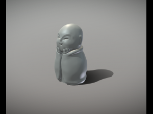 Jizo Buddha Statue 3D Print Model 3D प्रिंट मॉडल