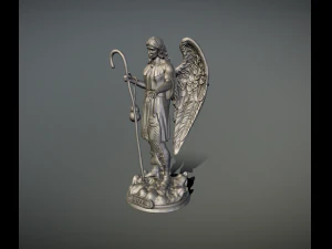 Statue St Raphael Archangel for 3d print 3D Print Model
