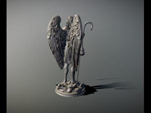 Statue St Raphael Archangel for 3d print 3D 프린트 모델