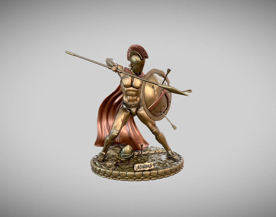 Leonidas collection statue for 3D print 3D Print Model .c4d .max .obj .3ds .fbx .stl .blend