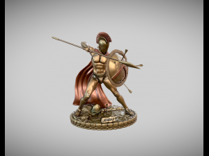 Leonidas collection statue for 3D print Modèles 3D en vedette