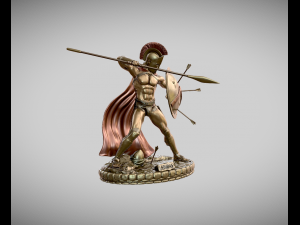 Leonidas collection statue for 3D print 3Dプリントモデル