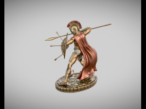 Leonidas collection statue for 3D print 3Dプリントモデル