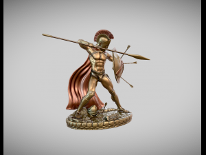 Leonidas collection statue for 3D print 3Dプリントモデル
