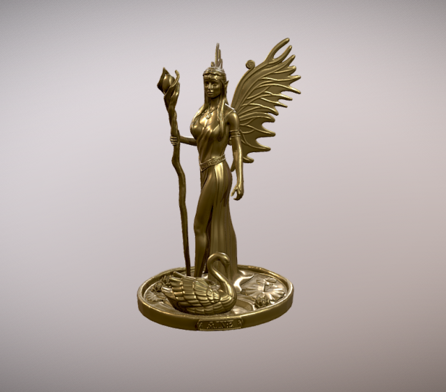 Aine celtic goddess fairy queen druid 3D 프린트 모델 .c4d .max .obj .3ds .fbx .stl .blend 