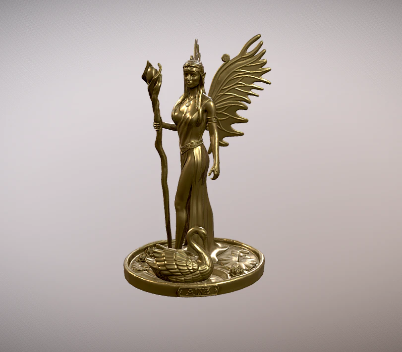 Aine celtic goddess fairy queen druid 3D Print Model .c4d .max .obj .3ds .fbx .stl .blend 
