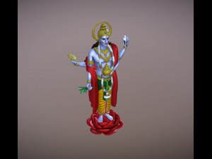 Salvia Dhanvantari Statue for 3D print Modello di stampa 3D