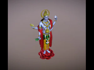 Salvia Dhanvantari Statue for 3D print 3D Print Model
