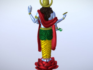 Salvia Dhanvantari Statue for 3D print Modello di stampa 3D