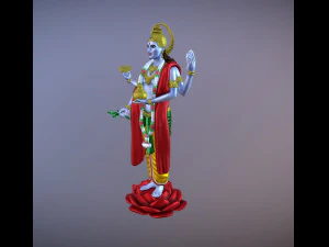 Salvia Dhanvantari Statue for 3D print 3D Print Model