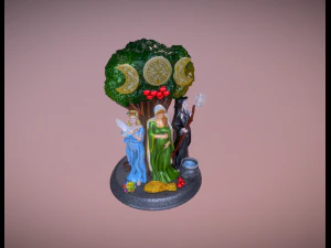 Celtic Triple Goddess Mother Elder and Maiden 3D Print Model