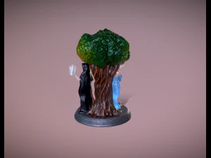 Celtic Triple Goddess Mother Elder and Maiden 3D Print Model