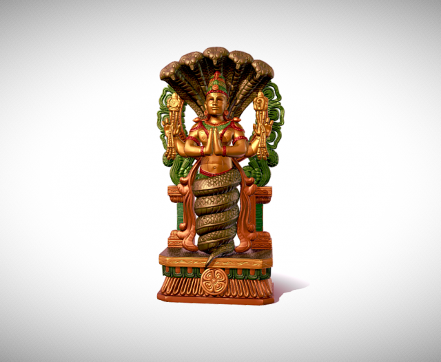 Salvia Patanjali Figure for 3D printing 3D 프린트 모델 .c4d .max .obj .3ds .fbx .stl .blend 