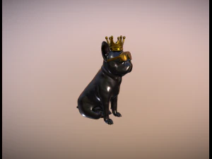 The king bulldog 3D Print Model