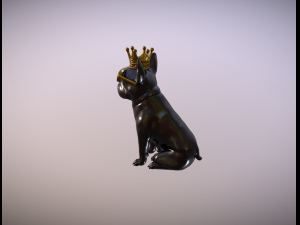 The king bulldog 3D Baskı Modeli
