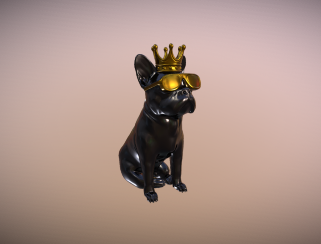 The king bulldog 3D in 3DExport