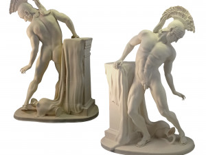 Sculpture of Achilles wounded in his heel 3D Baskı Modeli