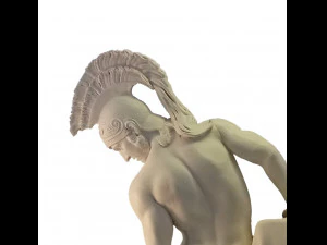 Sculpture of Achilles wounded in his heel 3D Print Model