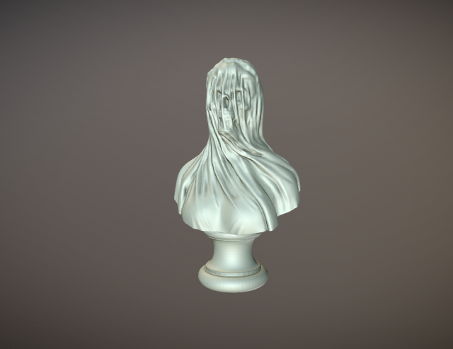 Dead lady with veil v3 3D-Druckmodell .c4d .max .obj .3ds .fbx .stl .blend 