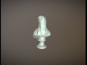 Dead lady with veil v3 3D-Druckmodell