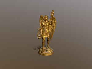 Statue of Archangel Uriel for 3D Printing Modelo de Impressão 3D