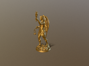 Statue of Archangel Uriel for 3D Printing Modelo de Impressão 3D