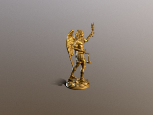 Statue of Archangel Uriel for 3D Printing Modelo de Impressão 3D