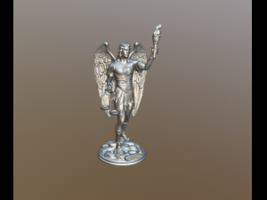 Statue of Archangel Uriel for 3D Printing Modelo de Impressão 3D