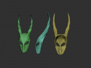 Karikpo style mask for 3D print 3D print model 3D Print Model