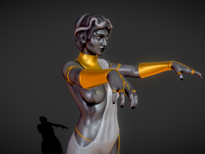 Circe statue or Kirke goddess statue 3D Print Model