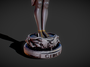 Circe statue or Kirke goddess statue 3D 프린트 모델