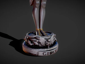 Circe statue or Kirke goddess statue 3D Print Model