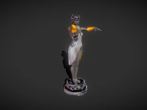 Circe statue or Kirke goddess statue 3D Print Model