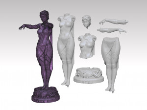 Circe statue or Kirke goddess statue 3D 프린트 모델