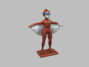 Kid toy figure classic the copper silverhawks 3D Baskı Modeli