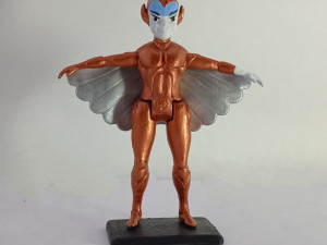 Kid toy figure classic the copper silverhawks 3D Baskı Modeli