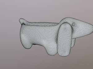 Dachshund shaped pot planter for 3d print Modelo de impresión 3D