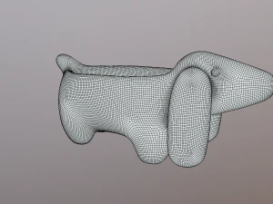 Dachshund shaped pot planter for 3d print 3D Print Model