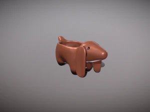 Dachshund shaped pot planter for 3d print 3D Print Model