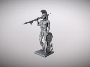 3D プリント用のアトランティス兵士像 3Dプリントモデル