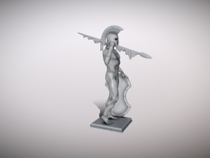 Atlantis Soldier Statue for 3d print 3D Принт Модель