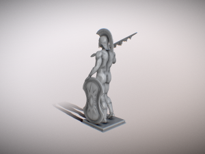 Atlantis Soldier Statue for 3d print 3D Принт Модель