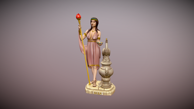 Hera Goddess statue for 3d print 3D Принт Модель .c4d .max .obj .3ds .fbx .stl .blend 