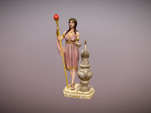 Hera Goddess statue for 3d print Modelo de impresión 3D